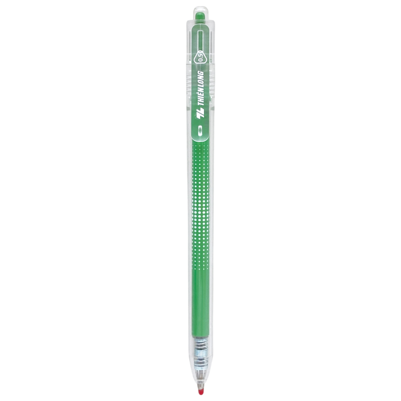 Bút Gel Thiên Long Gel-050/Plus Xanh Lính