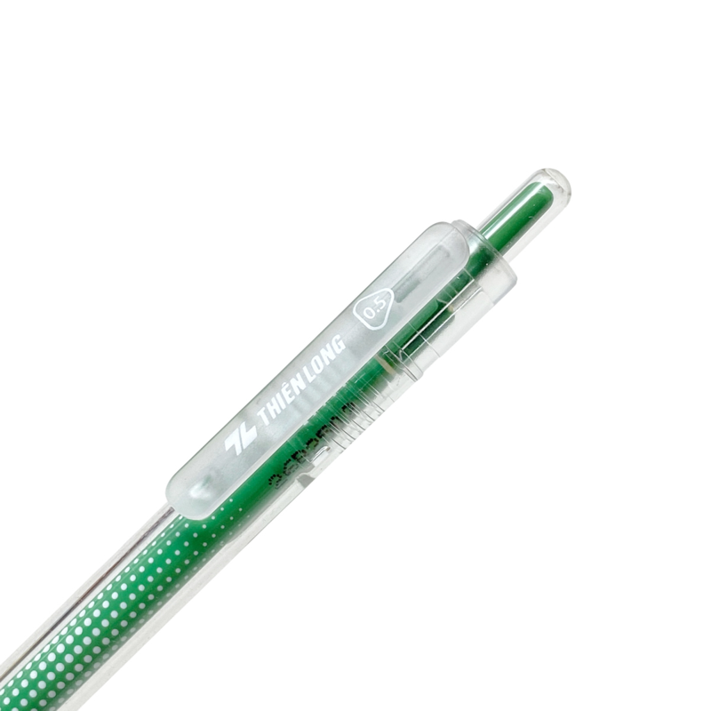 Bút Gel Thiên Long Gel-050/Plus Xanh Lính