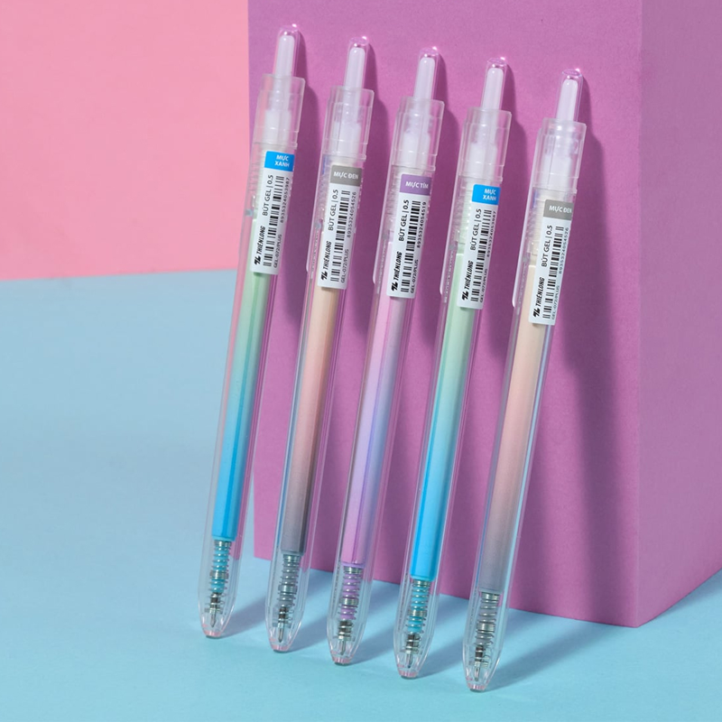 Bút Gel Thiên Long Gel-072/Plus Mực Tím (Giao mẫu ngẫu nhiên)