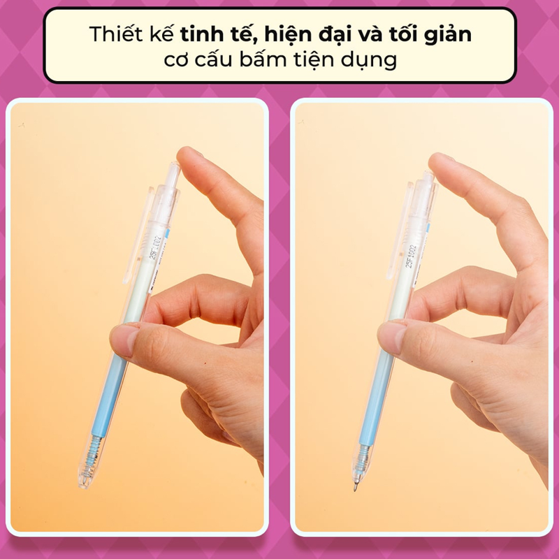 Bút Gel Thiên Long Gel-072/Plus Mực Xanh (Giao mẫu ngẫu nhiên)