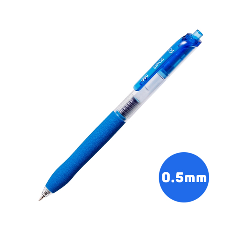 Deli - Bút Gel Học Sinh 0.5MM-Đen EG101-BK