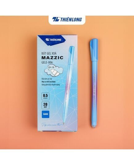 Bút Gel Xóa Được Thiên Long Mazzic GELE-006 - Màu Xanh
