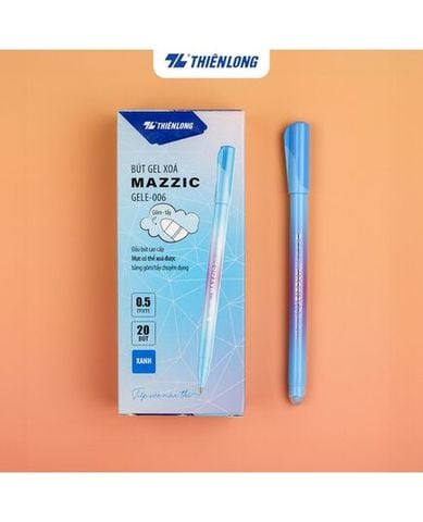 Bút Gel Xóa Được Thiên Long Mazzic GELE-006 - Màu Xanh