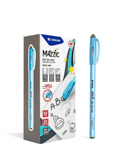 Bút Gel Xóa Được Thiên Long Mazzic GELE-008 - Màu Đen