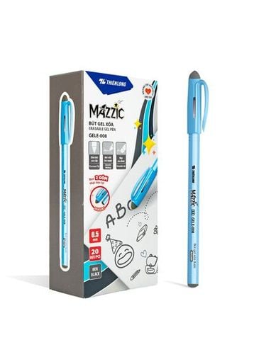 Bút Gel Xóa Được Thiên Long Mazzic GELE-008 - Màu Đen