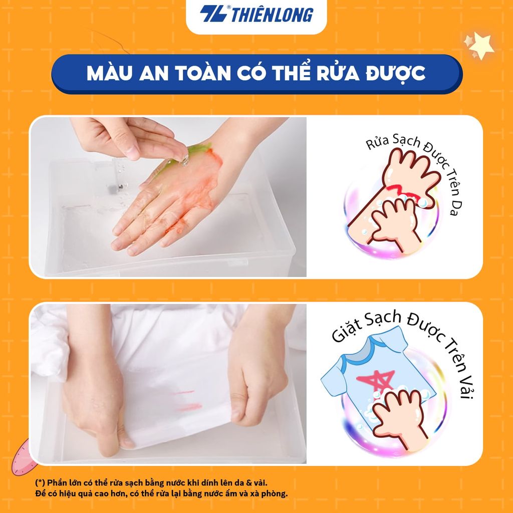 Hộp 24 Bút Lông Màu Rửa Được Thiên Long Colokit SWM-C011/AK