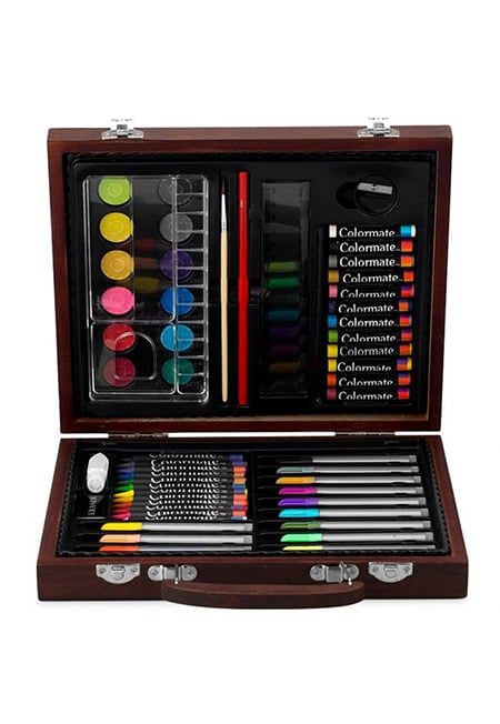 Bút Màu Hộp Gỗ  MS-56W