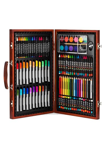 Bút Màu Hộp Gỗ MS-110W