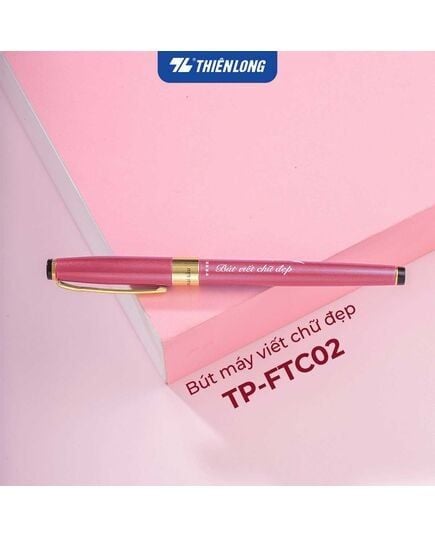 Bút Máy Điểm 10 Thiên Long TP-FTC02 Vỏ Hồng Mực Tím