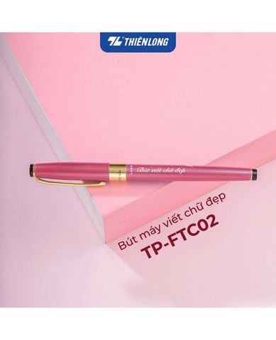 Bút Máy Điểm 10 Thiên Long TP-FTC02 Vỏ Hồng Mực Tím