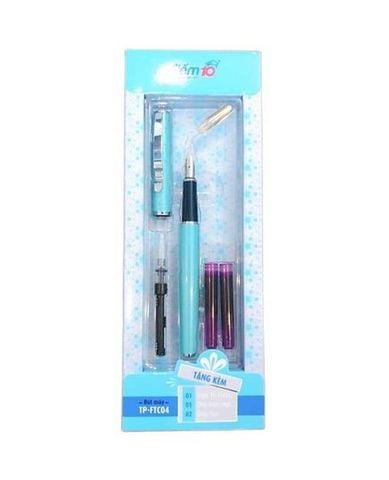 Bút Máy Điểm 10 Thiên Long TP-FTC04 Vỏ Xanh Mực Tím