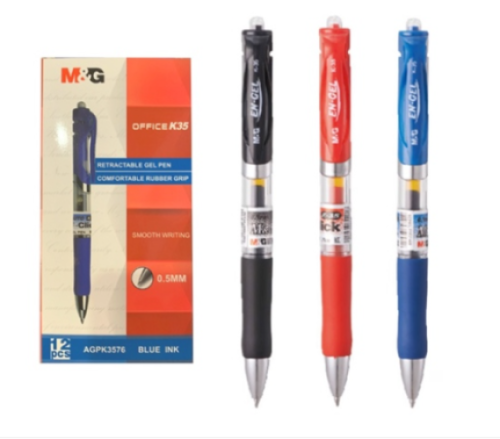 But Nuoc K3576C Mau Do (Phien Bang Tieng Anh K35C ) (12 144 1728) (Thck0263-Tm)