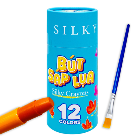 Colormate - Hộp 12 Cây Bút Sáp Lụa 115145