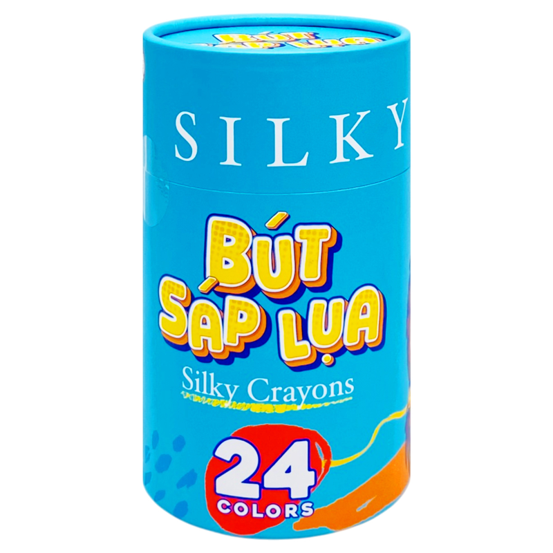Colormate Hộp 24 Bút Sáp Lụa 115152