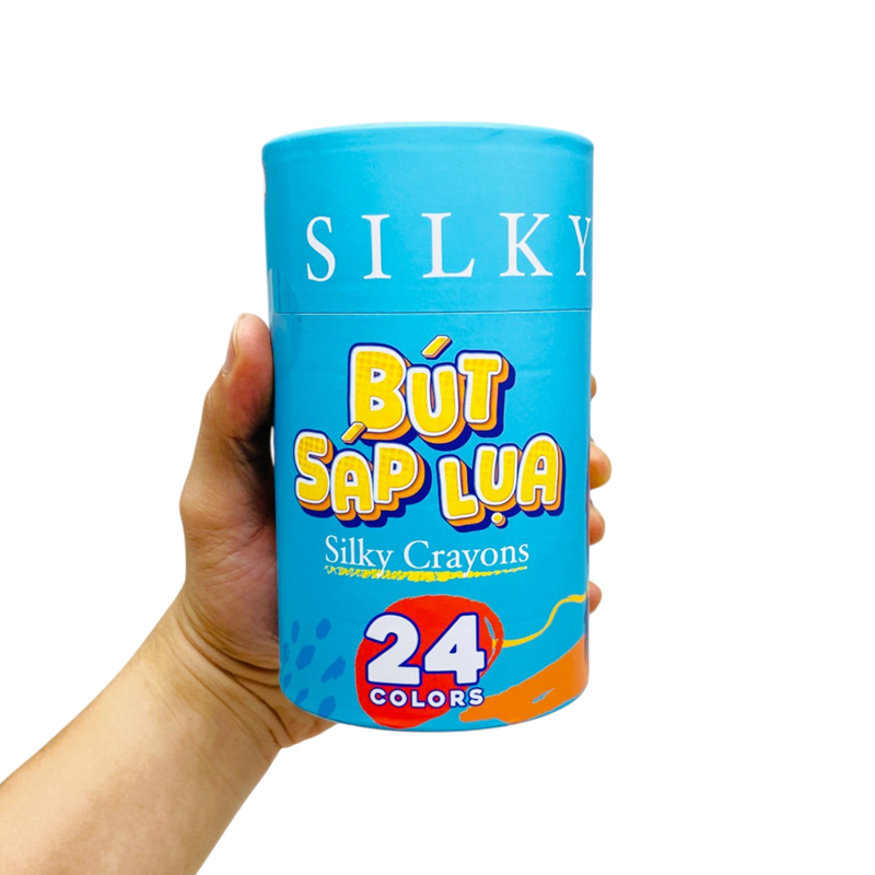 Colormate Hộp 24 Bút Sáp Lụa 115152