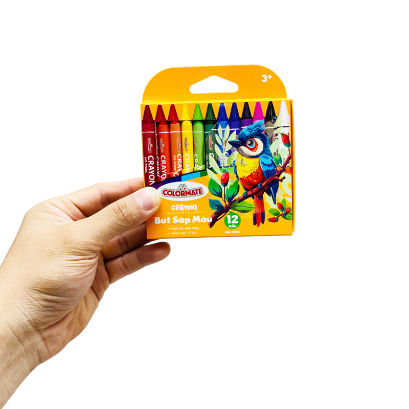 Colormate - Hộp 12 Bút Sáp Màu 115206