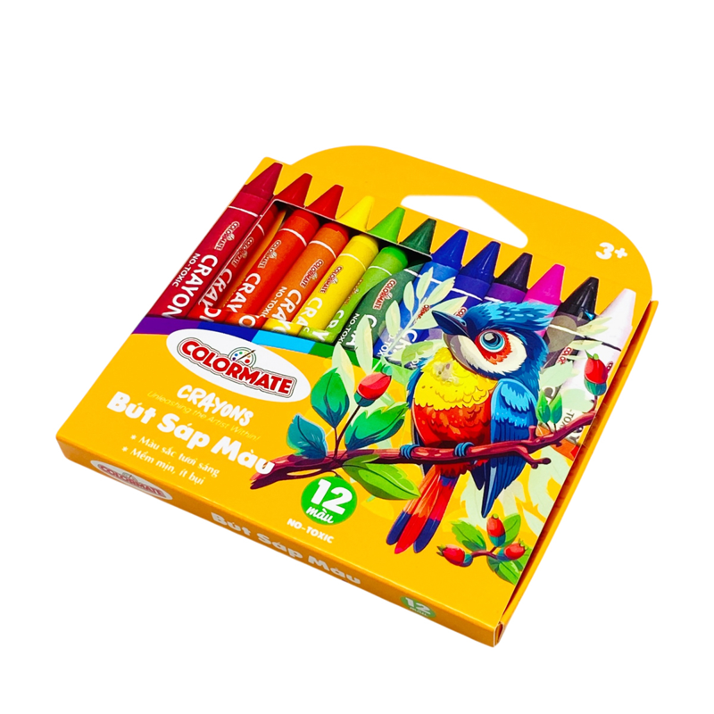 Colormate - Hộp 12 Bút Sáp Màu 115206