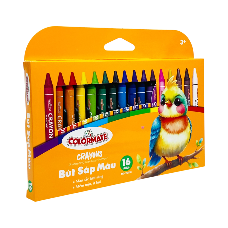 Colormate - Hộp 16 Bút Sáp Màu 115213