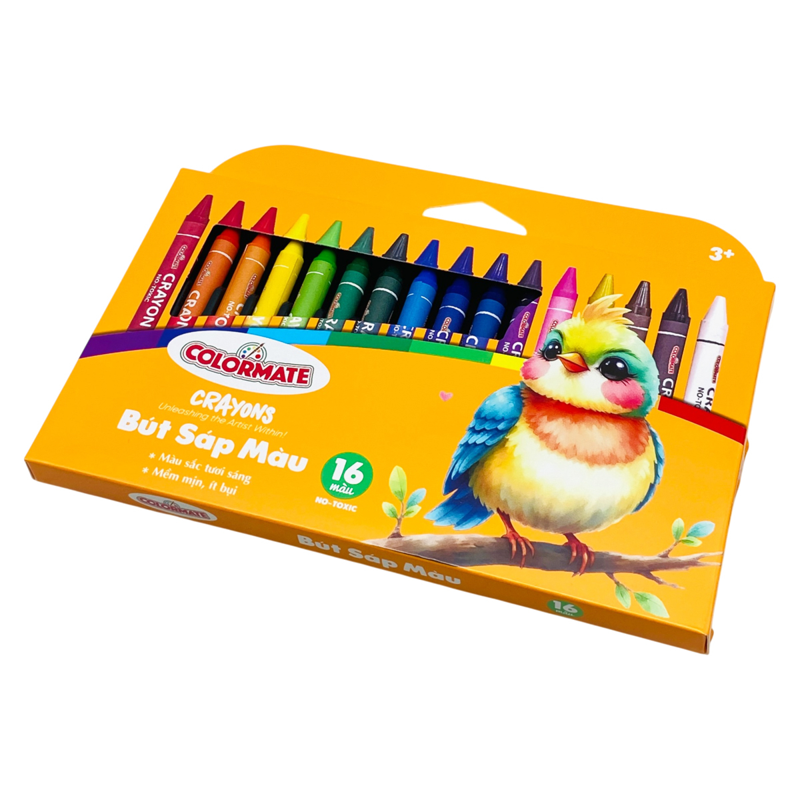 Colormate - Hộp 16 Bút Sáp Màu 115213