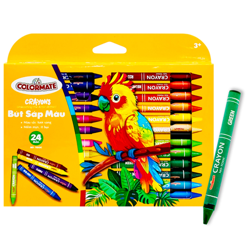 Colormate - Hộp 24 Bút Sáp Màu 115220