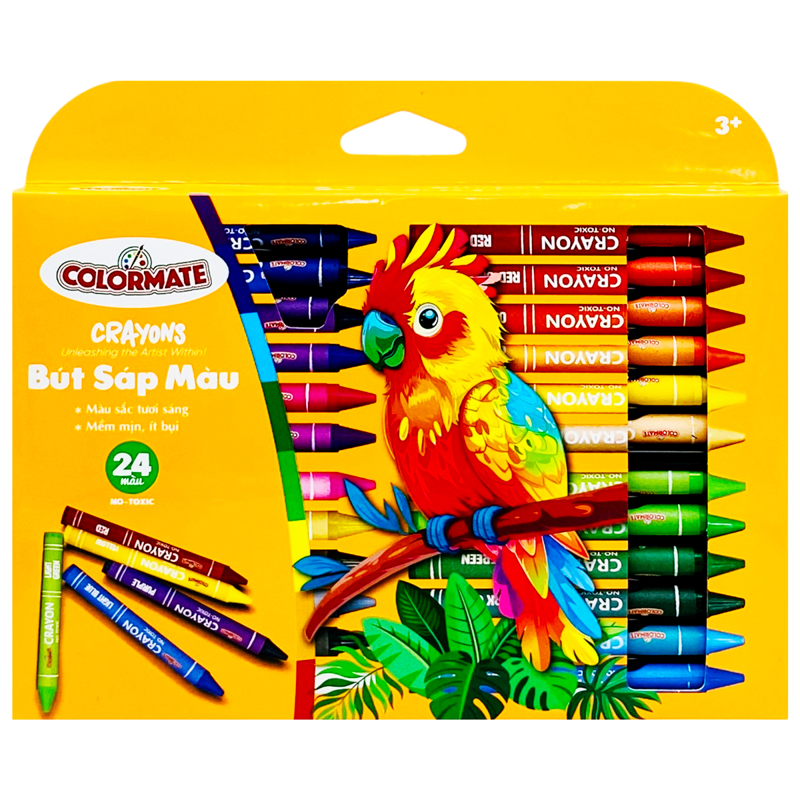 Colormate - Hộp 24 Bút Sáp Màu 115220