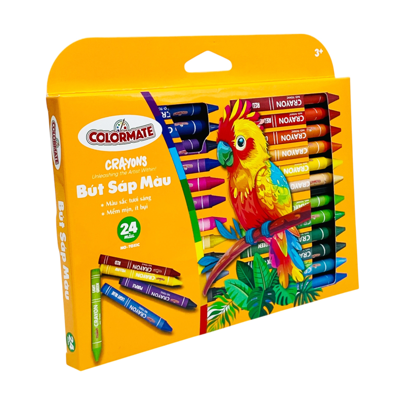 Colormate - Hộp 24 Bút Sáp Màu 115220