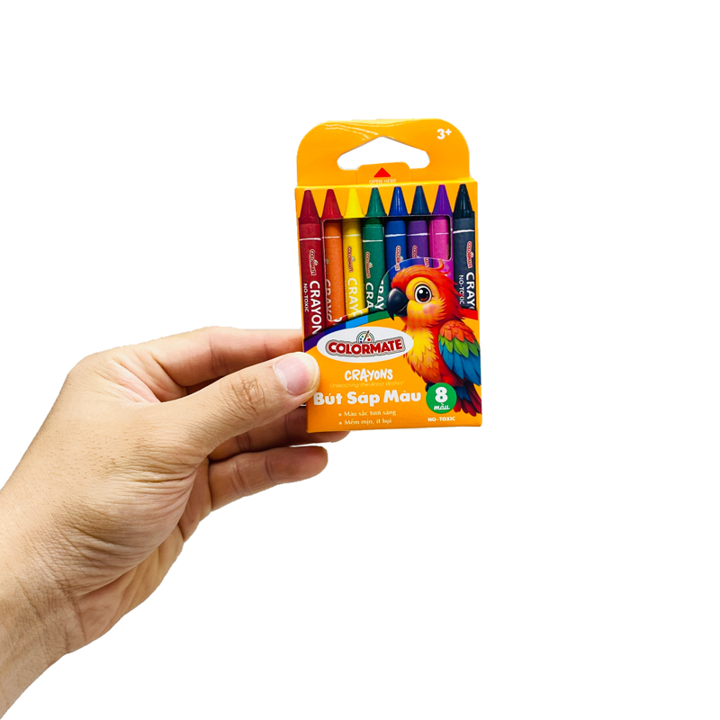 Colormate Hộp 8 Bút Sáp Màu 115190