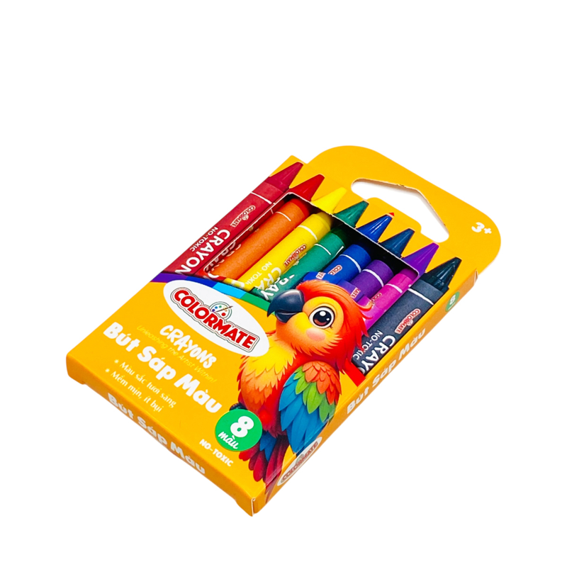 Colormate Hộp 8 Bút Sáp Màu 115190