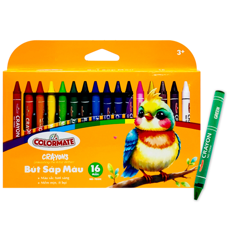 Colormate Hộp 8 Bút Sáp Màu 115190