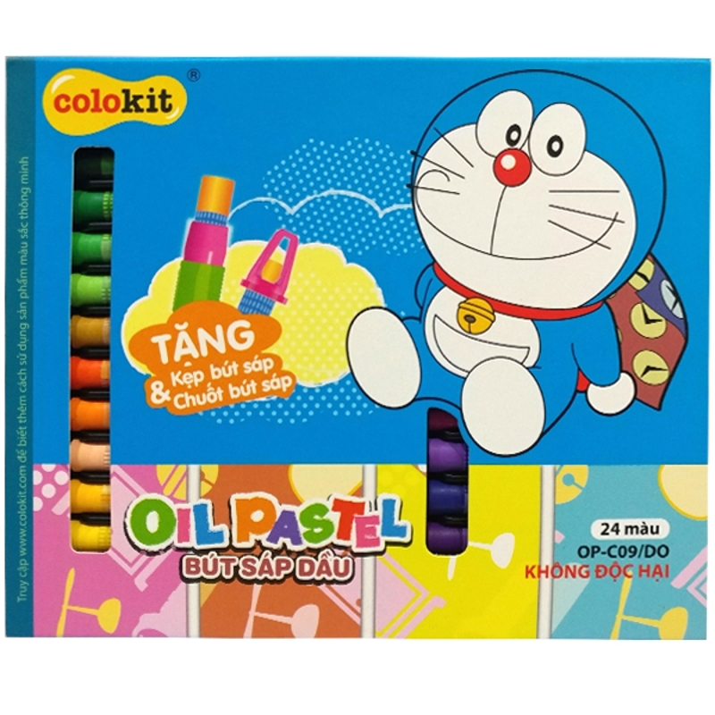 Bút Sáp Màu Colokit CR-C050/AK (Hộp 24 màu)