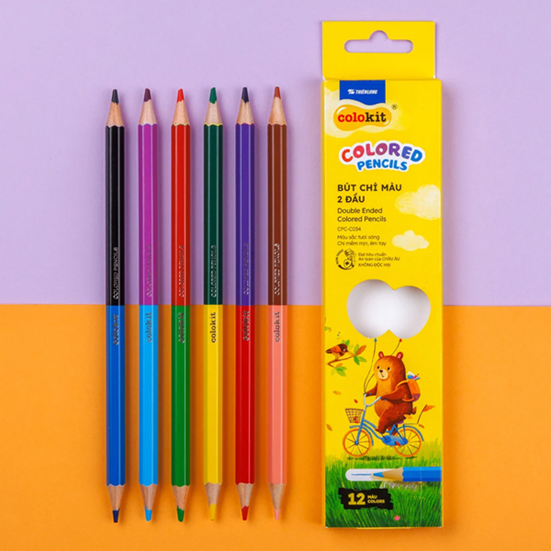 Bút Sáp Màu Colokit CR-C050/AK (Hộp 24 màu)