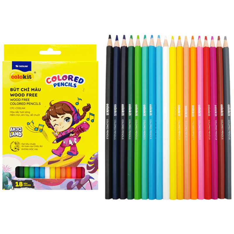 Bút Sáp Màu Colokit CR-C050/AK (Hộp 24 màu)