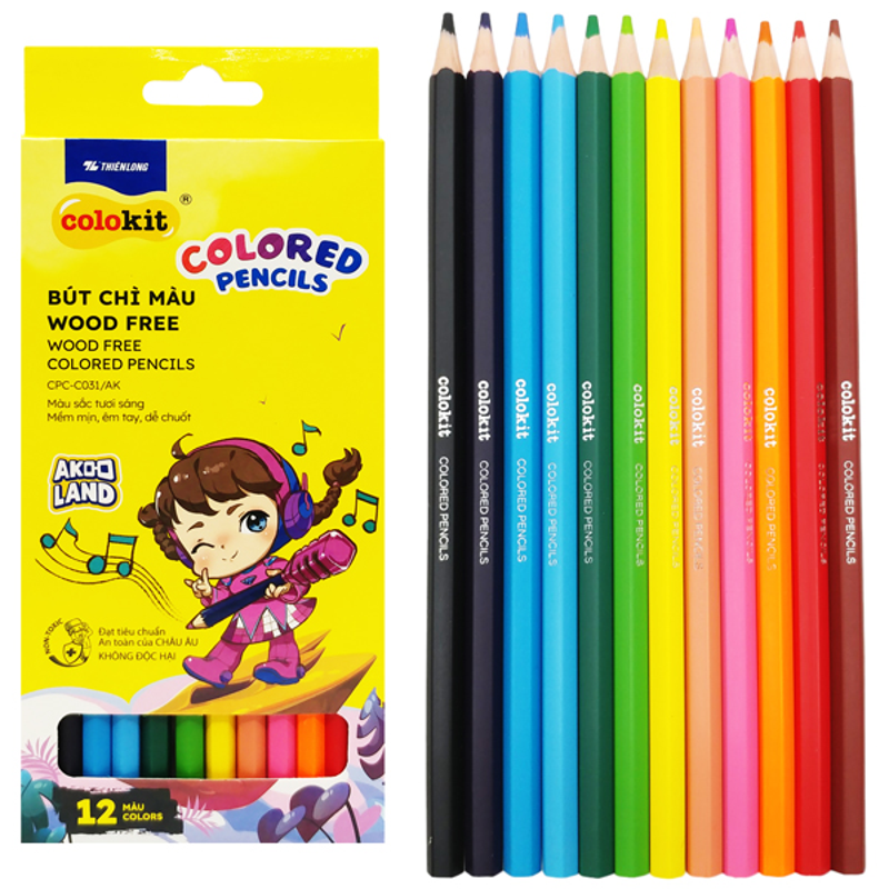 Bút Sáp Màu Colokit CR-C050/AK (Hộp 24 màu)
