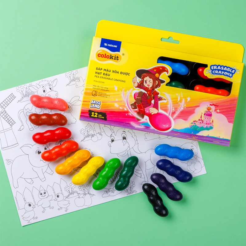 Bút Sáp Màu Colokit CR-C050/AK (Hộp 24 màu)