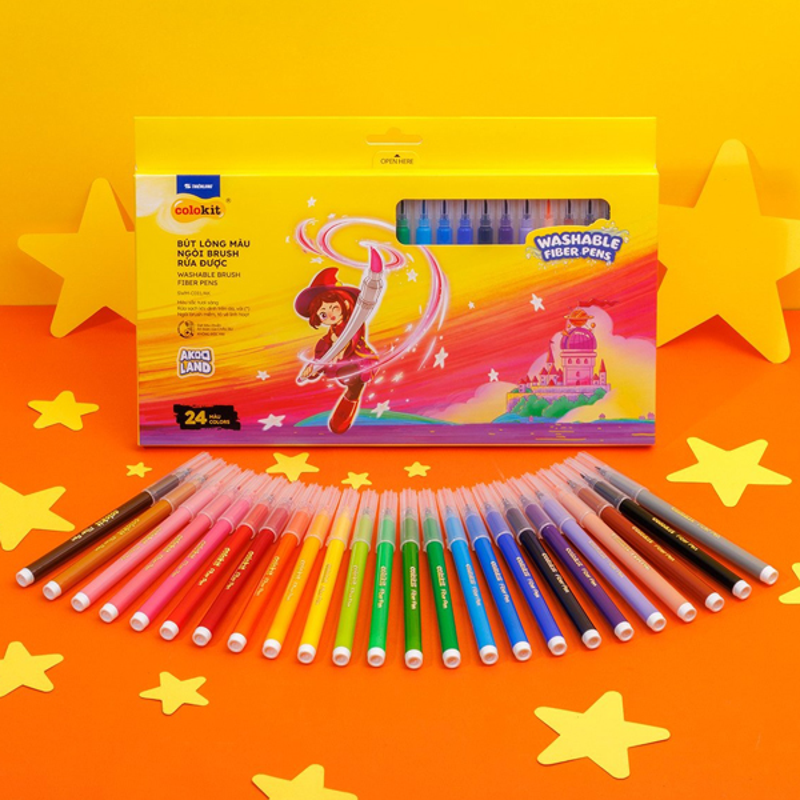 Bút Sáp Màu Colokit CR-C050/AK (Hộp 24 màu)
