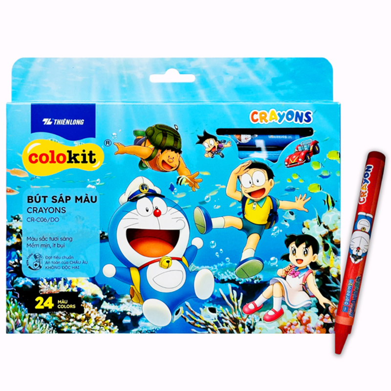 Bút Sáp Màu Colokit CR-C050/AK (Hộp 24 màu)
