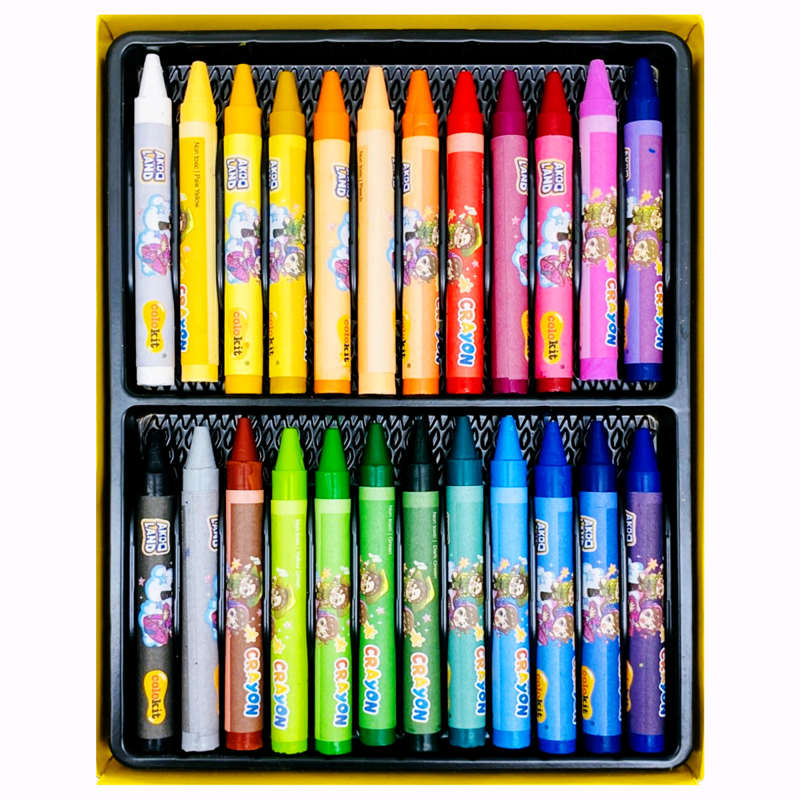 Bút Sáp Màu Colokit CR-C050/AK (Hộp 24 màu)