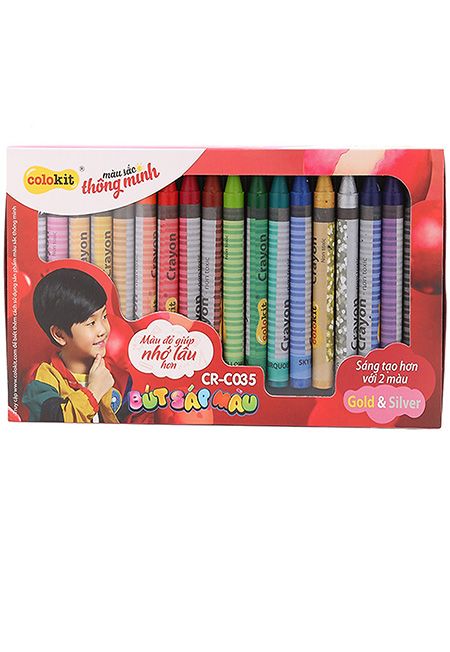 Bút Sáp Màu Thiên Long Jumbo CR-C035 (18 Màu)