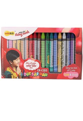 Bút Sáp Màu Thiên Long Jumbo CR-C035 (18 Màu)