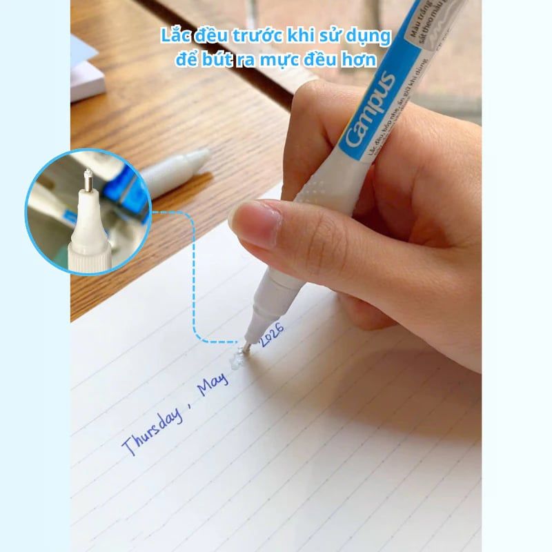 Campus - Bút Xóa Dạng Thanh Branding CP-05C Dung Tích 5ml