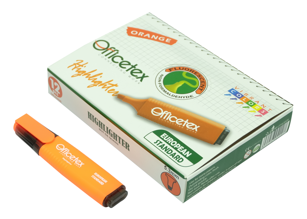 Bút Dạ Quang Mực Cam OT-HL003OR