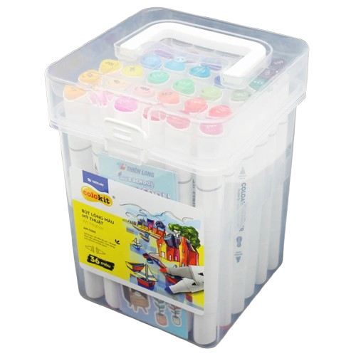 Bút Lông Mỹ Thuật Colokit Am-C005 36 Màu