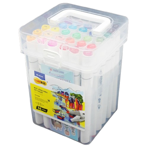 Bút Lông Mỹ Thuật Colokit Am-C005 36 Màu