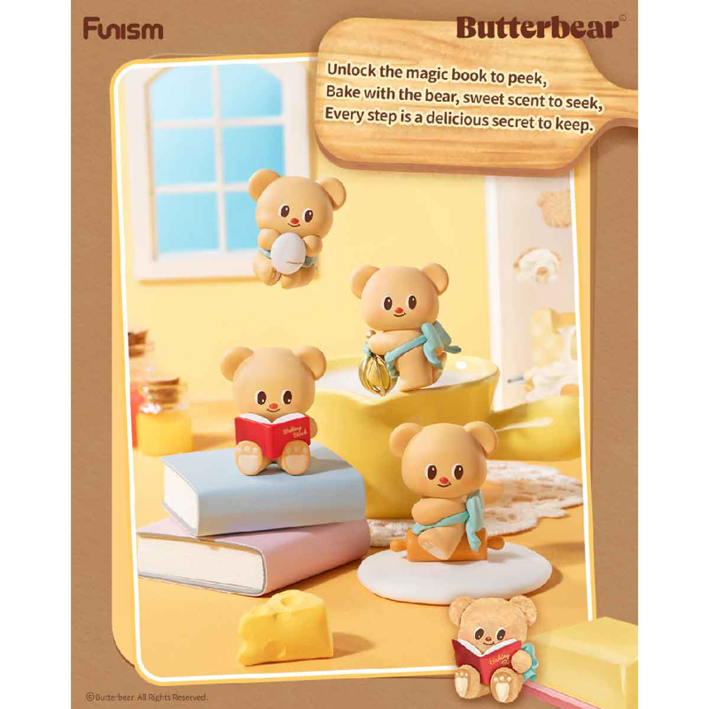 Funism Mô Hình ButterBear Baked With Love Series Cubby Face MX2089 (Giao Mẫu Ngẫu Nhiên)