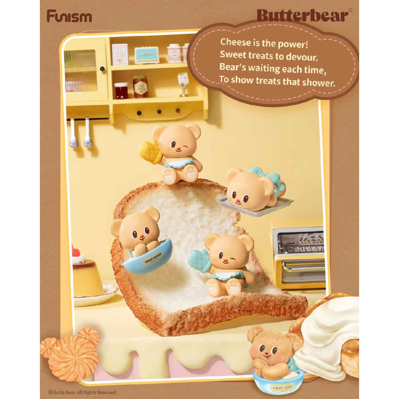 Funism Mô Hình ButterBear Baked With Love Series Cubby Face MX2089 (Giao Mẫu Ngẫu Nhiên)