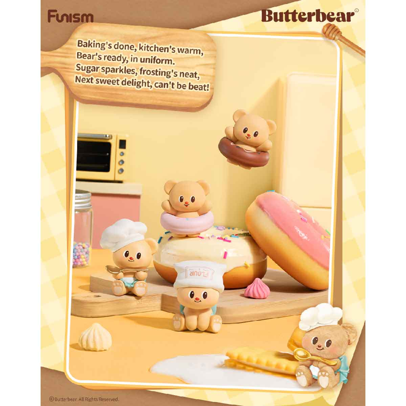 Funism Mô Hình ButterBear Baked With Love Series Cubby Face MX2089 (Giao Mẫu Ngẫu Nhiên)