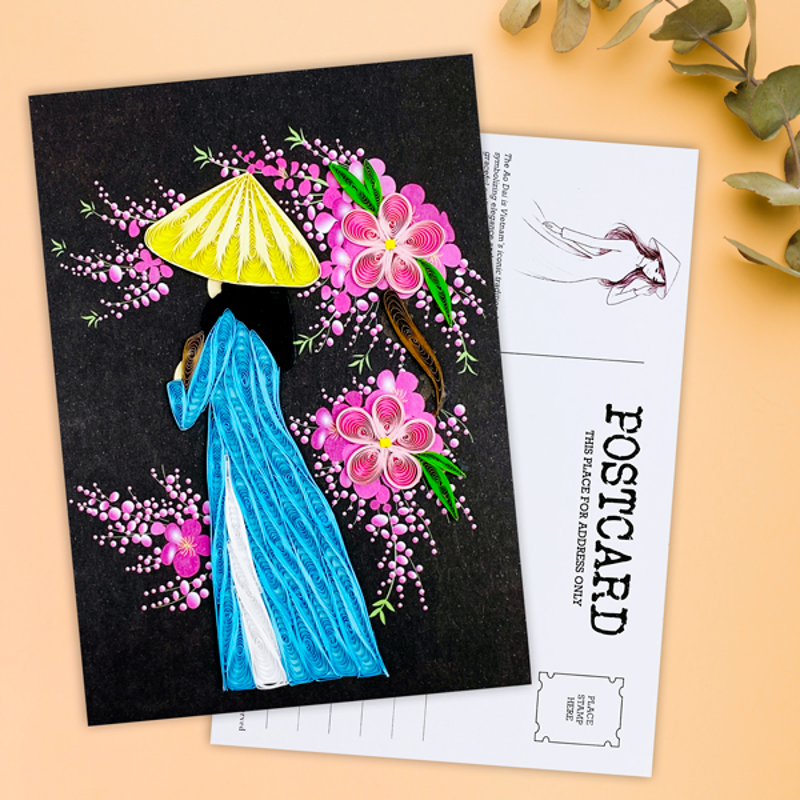 Bưu Thiếp Xoắn Việt Nam - 15.7 x 11.5 cm - TMC (Giao mẫu ngẫu nhiên)