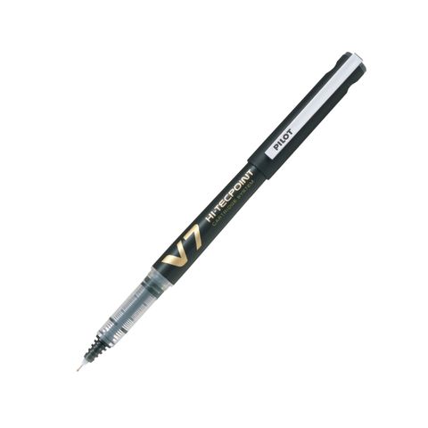 Bút Roller Ball Hi-Tecpoint V7 Cartridge System Mực Đen