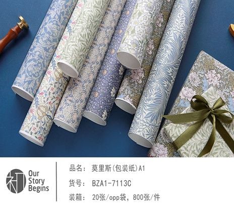 Giấy Gói Quà Bza1-7113C H/20 Ch Shands