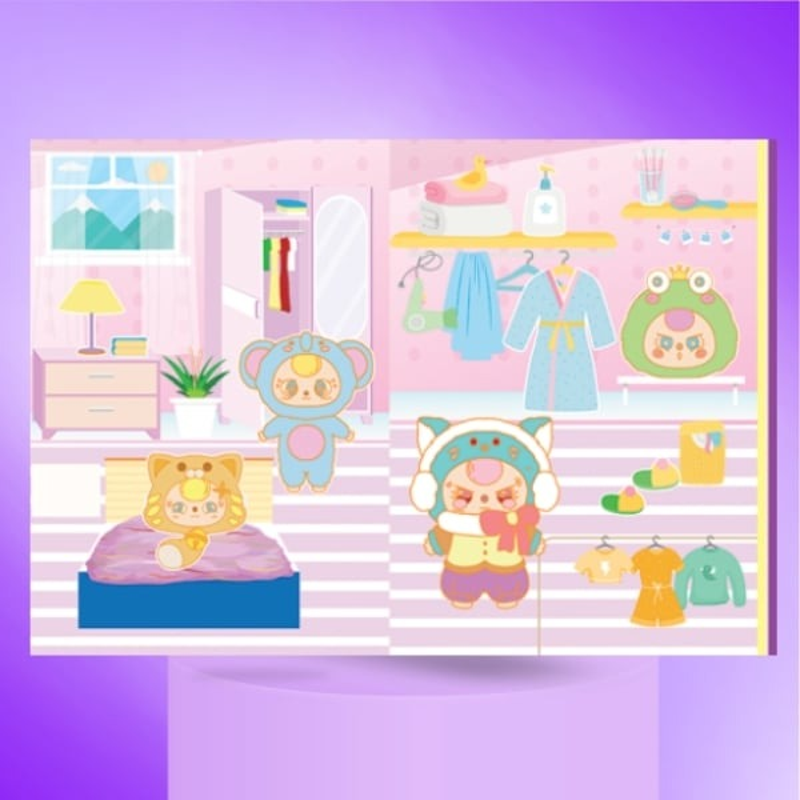 Sticker Chơi Sáng Tạo Học Thông Minh - Trò Chơi Đồ Hàng - Baby Three Ngày Cuối Tuần